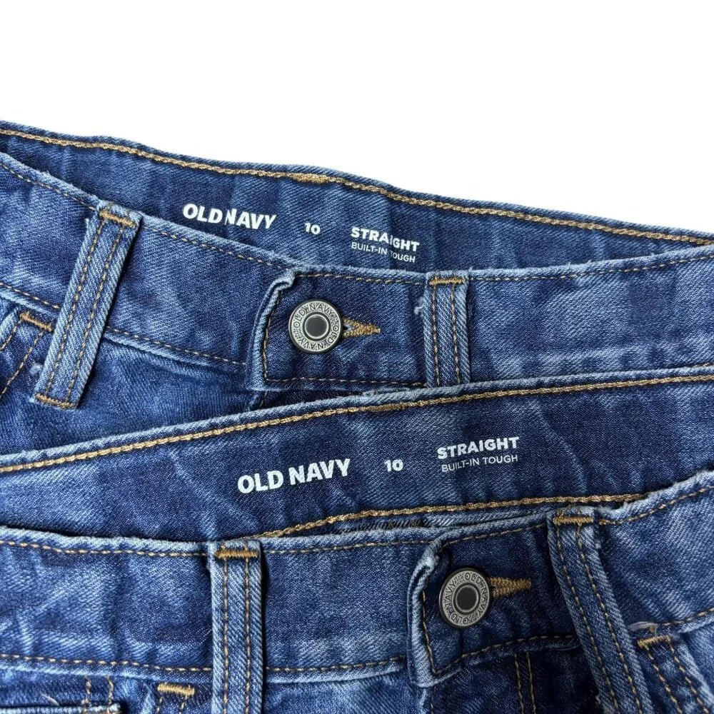 Old Navy Jeans Boys Size 10 Straight Leg Bundle